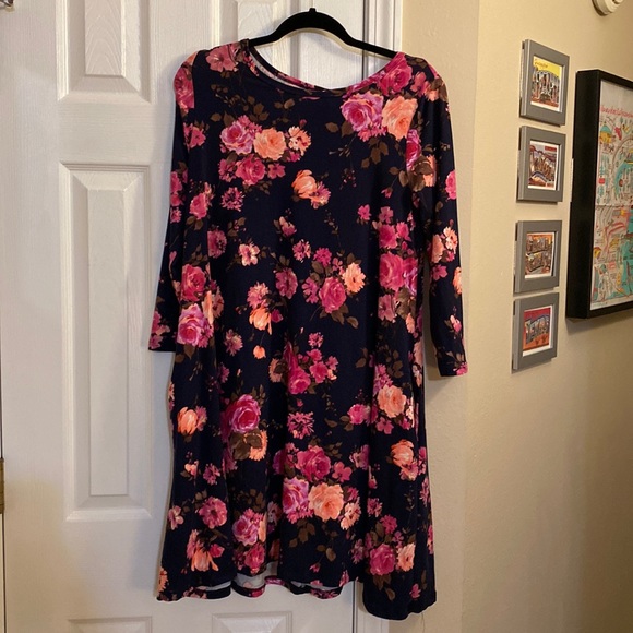 Medium, Honey and Lace, Long Sleeve Floral Dress - Picture 1 of 5